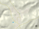 Political Map of Sutter Creek, CA Posters