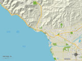 Carte politique de Ventura, CA Affiches