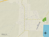 Political Map of Brinkley, AR Posters