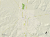 Political Map of Red Bay, AL Print