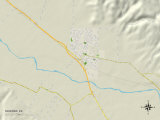 Political Map of Soledad, CA Posters