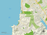 Political Map of Pacifica, CA Posters