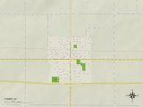 Political Map of Thorp, WI Posters