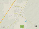 Political Map of Willcox, AZ Posters