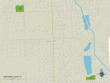 Political Map of Richmond West, FL Posters
