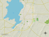 Political Map of Beaver Dam, WI Posters