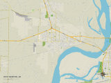 Political Map of West Memphis, AR Print