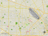 Carte politique de Santa Clara, CA Photographie