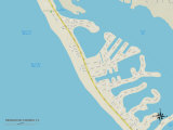 Political Map of Redington Shores, FL Posters