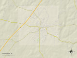 Political Map of Evergreen, AL Photo