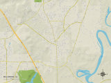 Political Map of Millbrook, AL Posters