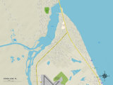 Political Map of Roseland, FL Prints