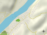 Carte politique de Sistersville, WV Posters