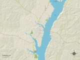 Political Map of Eufaula, AL Posters