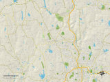 Carte politique de Watertown, CT Posters