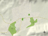 Carte politique de Ojai, CA Photographie