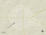 Political Map of Samson, AL Print