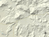 Political Map of Squaw Valley, CA Posters
