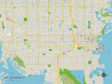 Political Map of Saint Petersburg, FL Photo