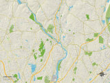 Carte politique de Shelton, CT Posters