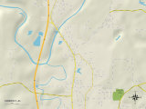 Political Map of Kimberly, AL Prints