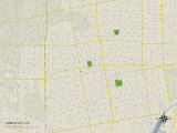 Political Map of Temple City, CA Posters