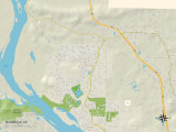 Political Map of Maumelle, AR Posters