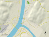 Political Map of Point Pleasant, WV Poster