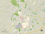 Political Map of Newark, DE Poster