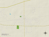 Political Map of Union Grove, WI Posters