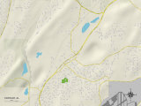 Political Map of Tarrant, AL Poster