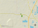 Political Map of Progress Village, FL Photo
