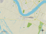 Political Map of Waggaman, LA Photo