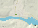 Carte politique de Priest River, ID Posters