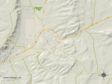 Political Map of Rock Springs, WY Prints