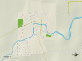 Political Map of Theresa, WI Photo