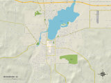 Political Map of Menomonie, WI Posters