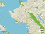 Carte politique de Richmond, CA Affiche