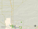 Political Map of Ranchettes, WY Prints
