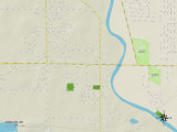 Political Map of Shields, MI Print