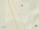 Political Map of Mound City, MO Posters