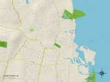 Political Map of Stony Point, NY Posters