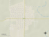 Political Map of Wilber, NE Posters