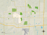 Political Map of Ames, IA Photo