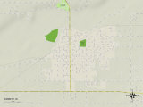 Political Map of Emmett, ID Posters