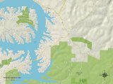 Political Map of Osage Beach, MO Photo