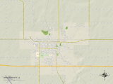 Carte politique de Webster City, IA Posters