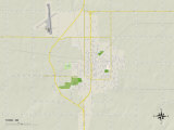 Political Map of York, NE Photo