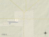 Political Map of Standish, MI Prints