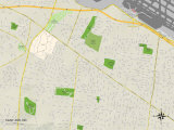 Political Map of Saint Ann, MO Posters